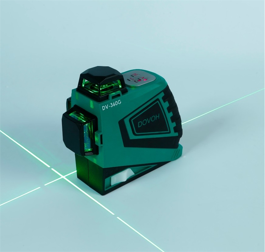 供应DOVOH度维激光水平仪DV360G高配置绿光款贴墙仪抹灰打点好帮手
